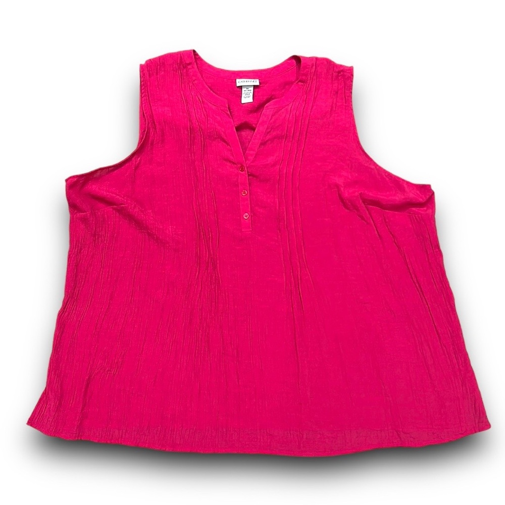 3/$15 CATHERINES Flared blouse